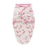 Coral Deer Flamingo Swaddle 3pk