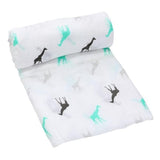 Giraffe Muslin Wrap. Bespoke Baby Gifts