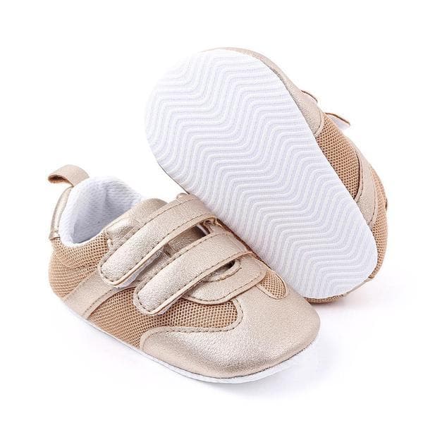 Gold Baby Sneakers