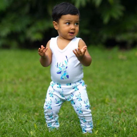 Green Deer Leggings - Baby Shower Gifts | Personalised Baby Gifts | Nappy Cakes
