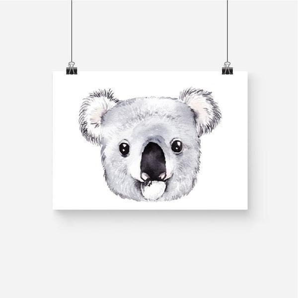 Koala Drawing  Nursery Prints and Kids Wall Art – Bespoke Baby & Kids