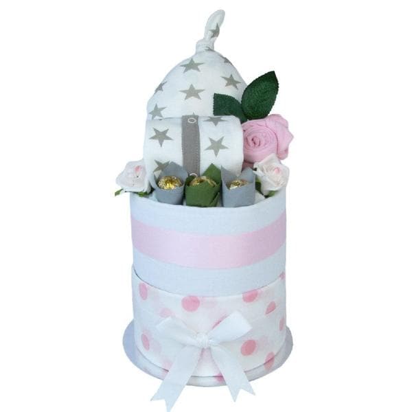 Little Star Deluxe Girl Nappy Cake