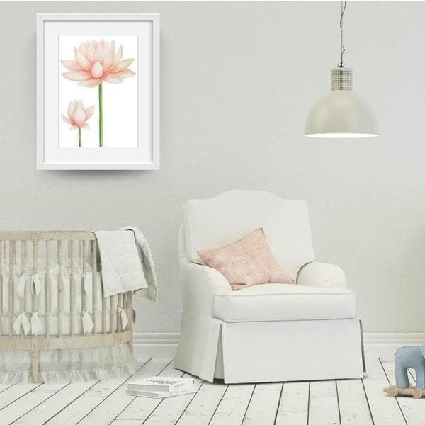 Lotus best sale nursery prints