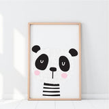scandi pands. panda. pink cheeks. nursery prints. kids wall art. unique gifts australia. baby shower gift ideas. gifts for girls. gifts for boys. baby gifts online. timber frame. 