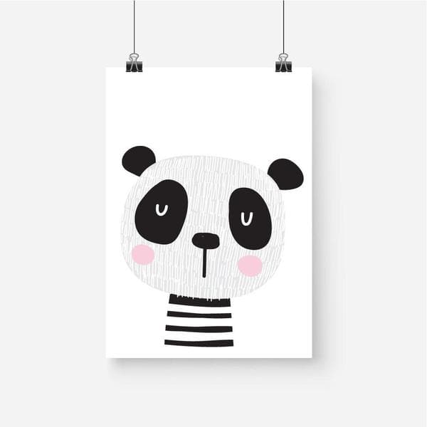 scandi pands. panda. pink cheeks. nursery prints. kids wall art. unique gifts australia. baby shower gift ideas. gifts for girls. gifts for boys. baby gifts online. print only. 