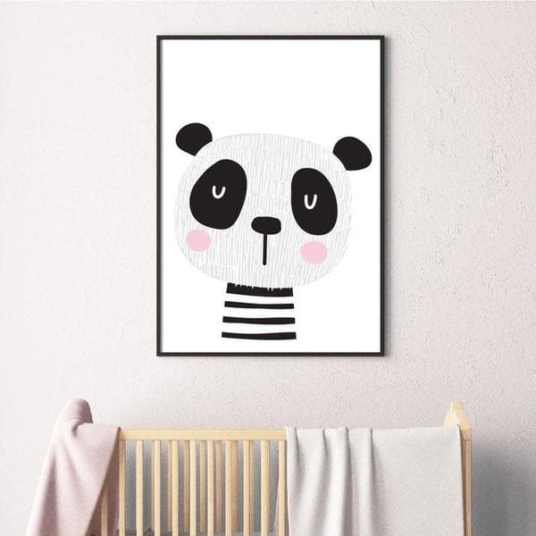 scandi pands. panda. pink cheeks. nursery prints. kids wall art. unique gifts australia. baby shower gift ideas. gifts for girls. gifts for boys. baby gifts online. 