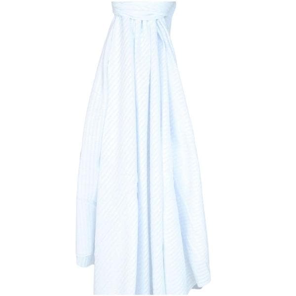 Self Stripe White Wrap