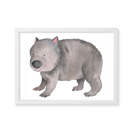 Wally Wombat Wall Art